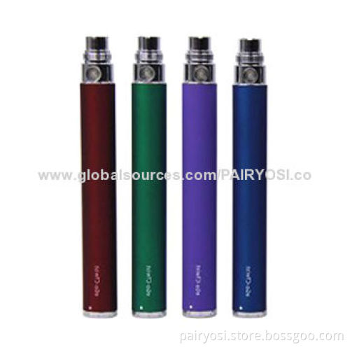 ego-c battery, adjustable voltages from 3.2 to 4.8V, one year warranty